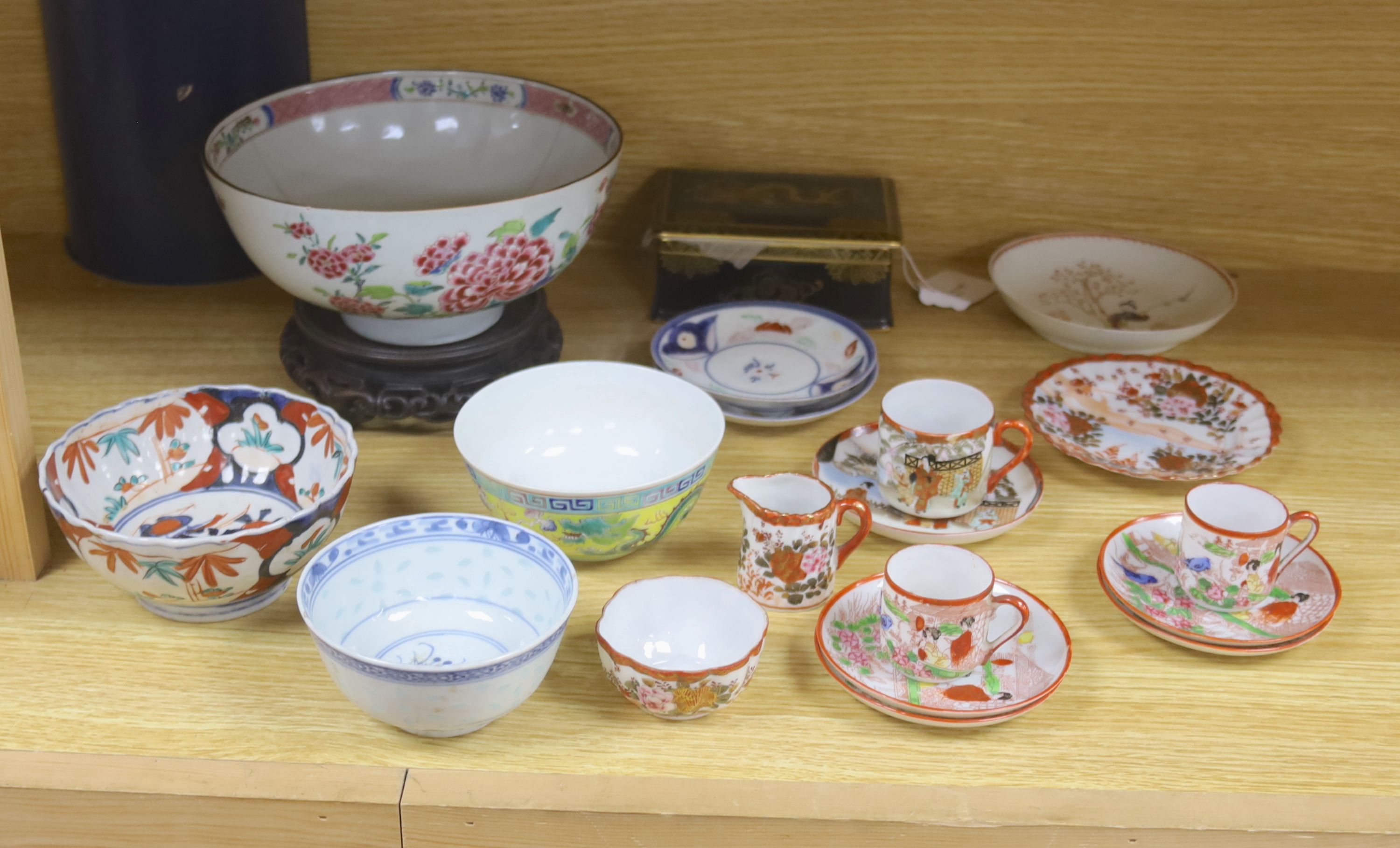 A collection of Chinese and Japanese ceramics